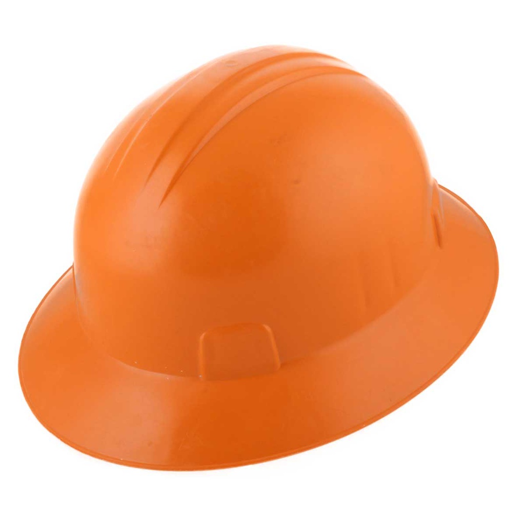 CASCO DE SEGURIDAD TIPO ALA ANCHA NARANJA