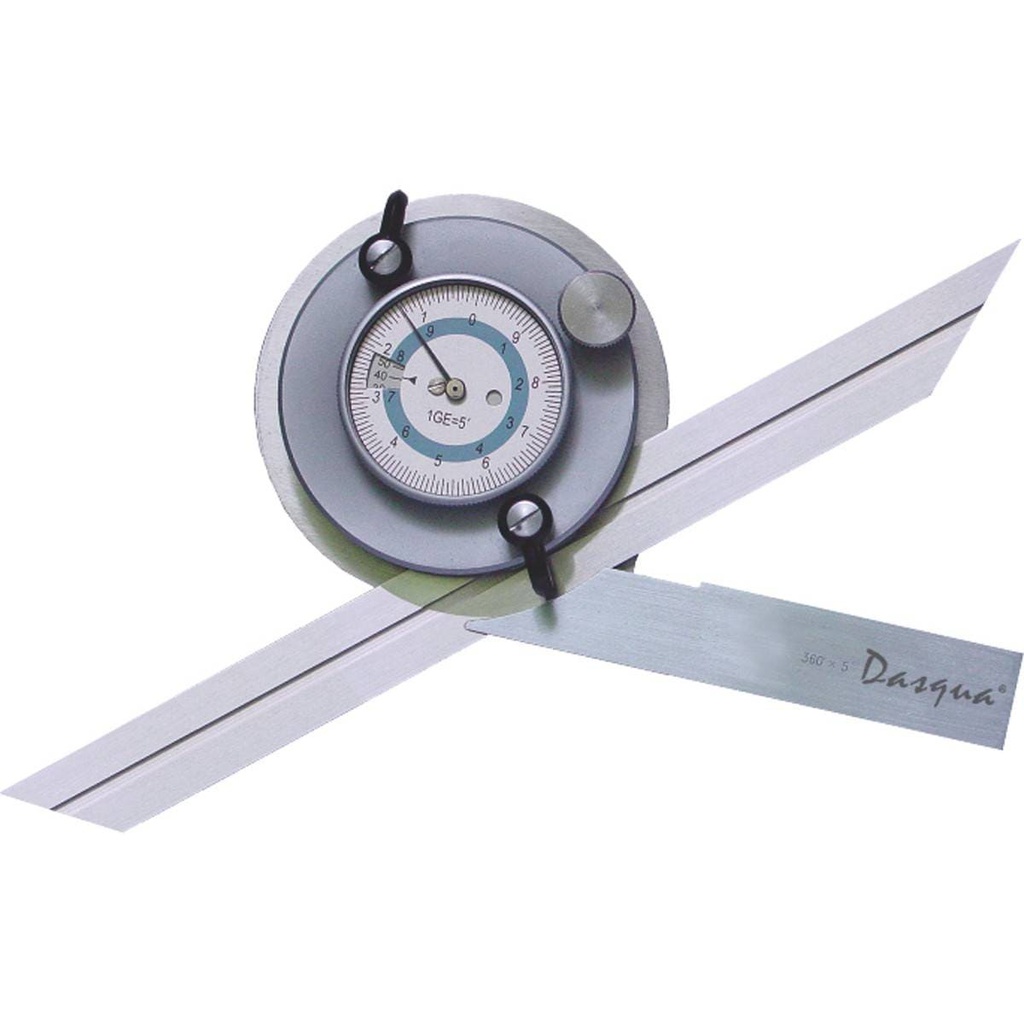 TRANSPORTADOR UNIVERSAL C/CARATULA  0-360° * 5"