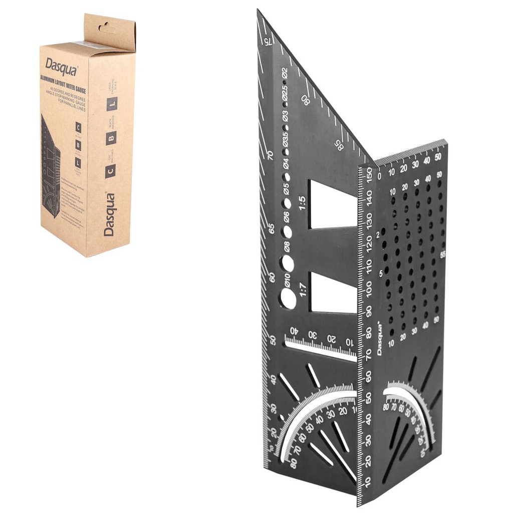 CALIBRADOR PARA CARPINTERO D/ALUMINIO 45° Y 90°