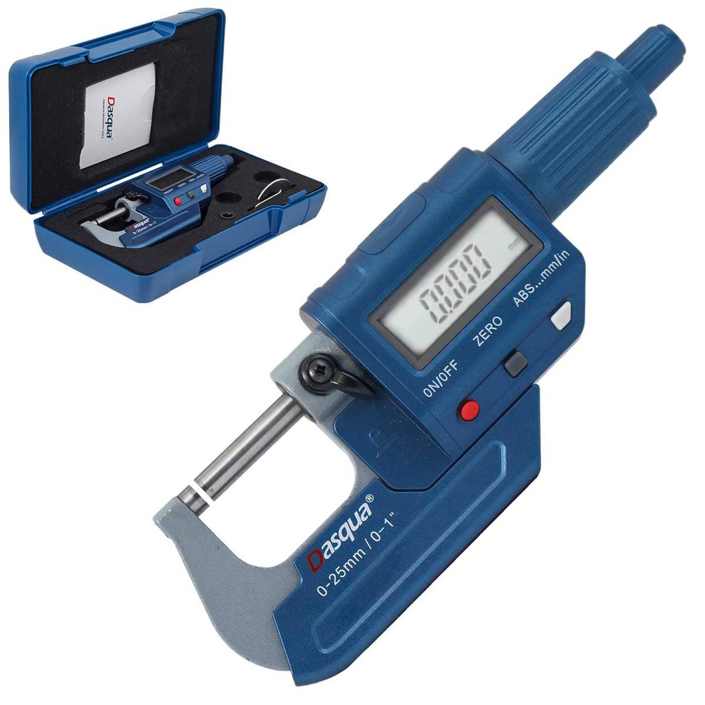 MICROMETRO DIG. EXT. 0-25MM*/0-1/0.001MM/0.00005 C/PILA CR2032