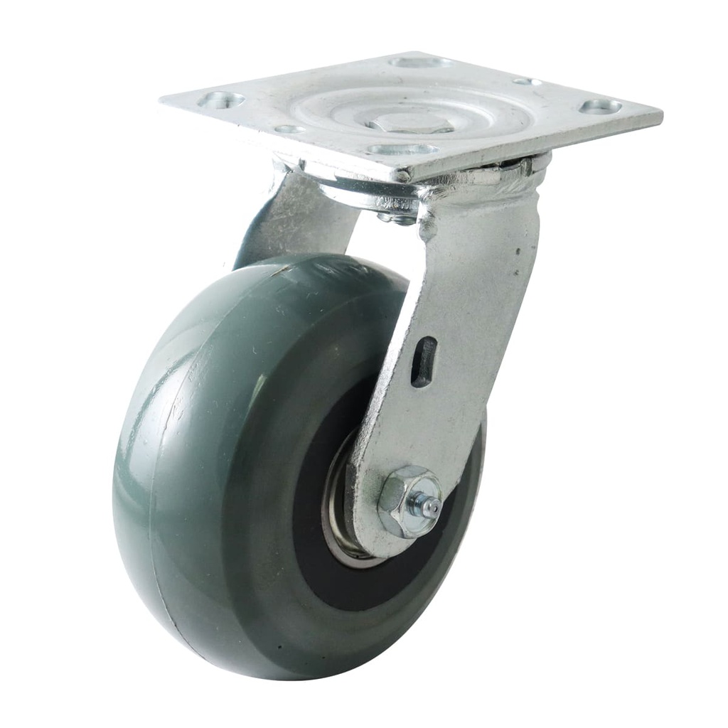 RODAJA PU VERDE C/NAILON GIRA. 5X2" USO RUDO