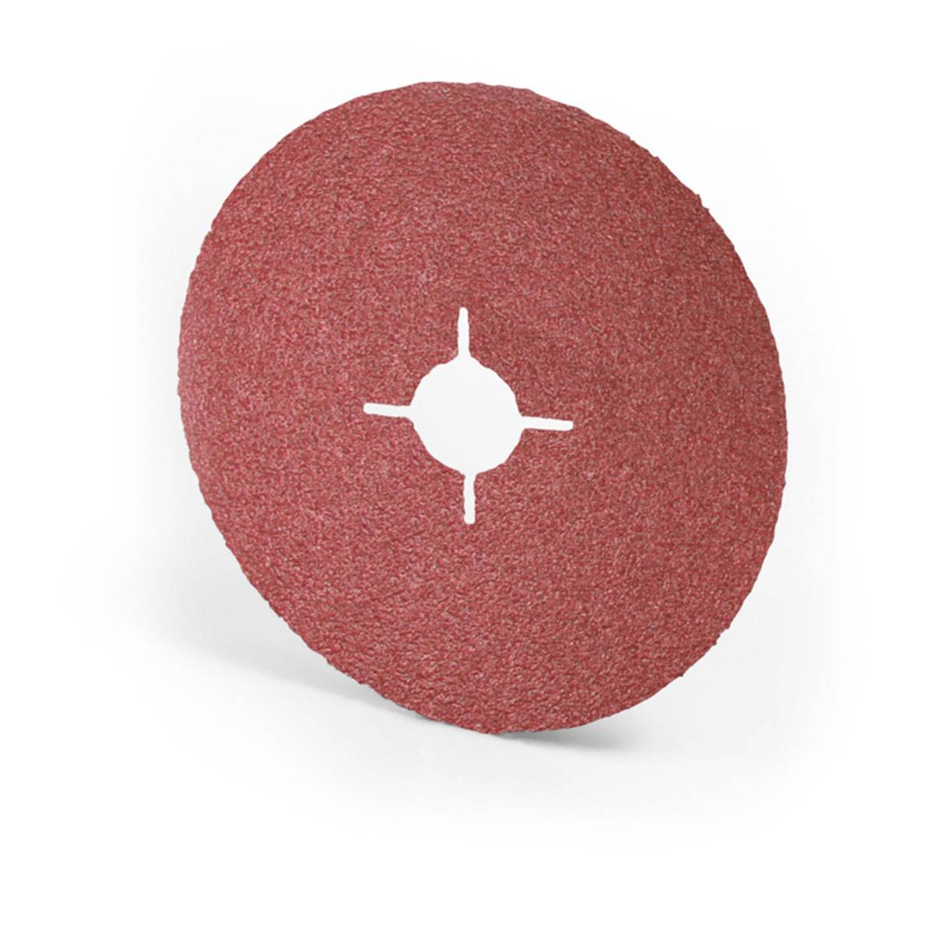 DISCO DE LIJA C50 BARRENO 4.5" X 7/8" CERAMICS METAL VSM XF760 4 RANURAS