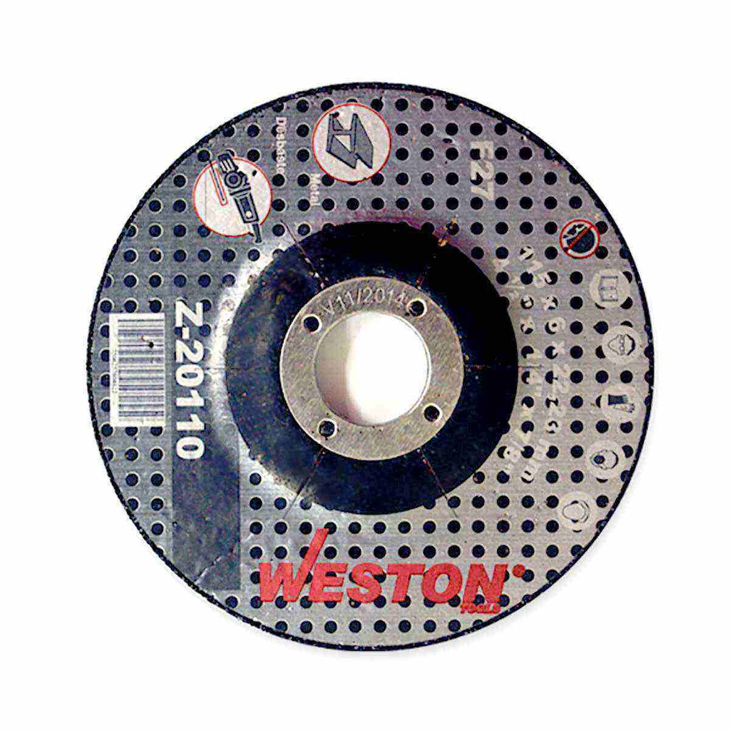 DISCO D/DESBASTE P/METAL 7" x 1/4"(6.35) x 7/8" F27 (Emp. c/5 Pzas - Precio x Pza)