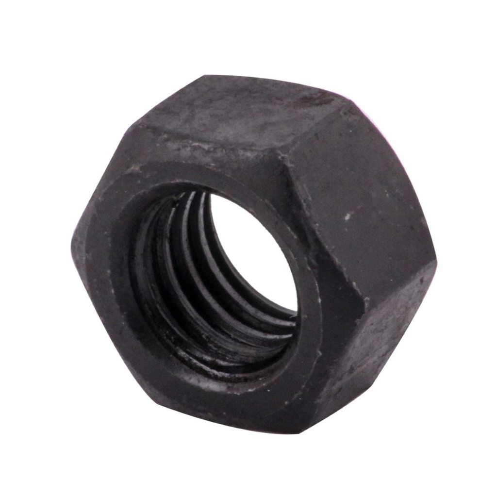 TUERCA HEXAGONAL  G8 STD. NEGRA 1/4"-20 (Precio x Caja c/1000 pzas)