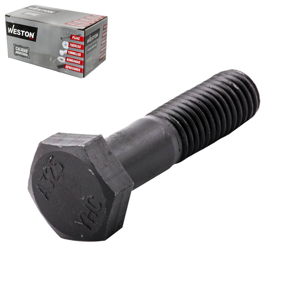 TORNILLO  ESTRUCTURAL HEXAGONAL  NEGRO A325 3/4-10 X 1-3/4 (Precio x Caja - Caja c/20 pzas)