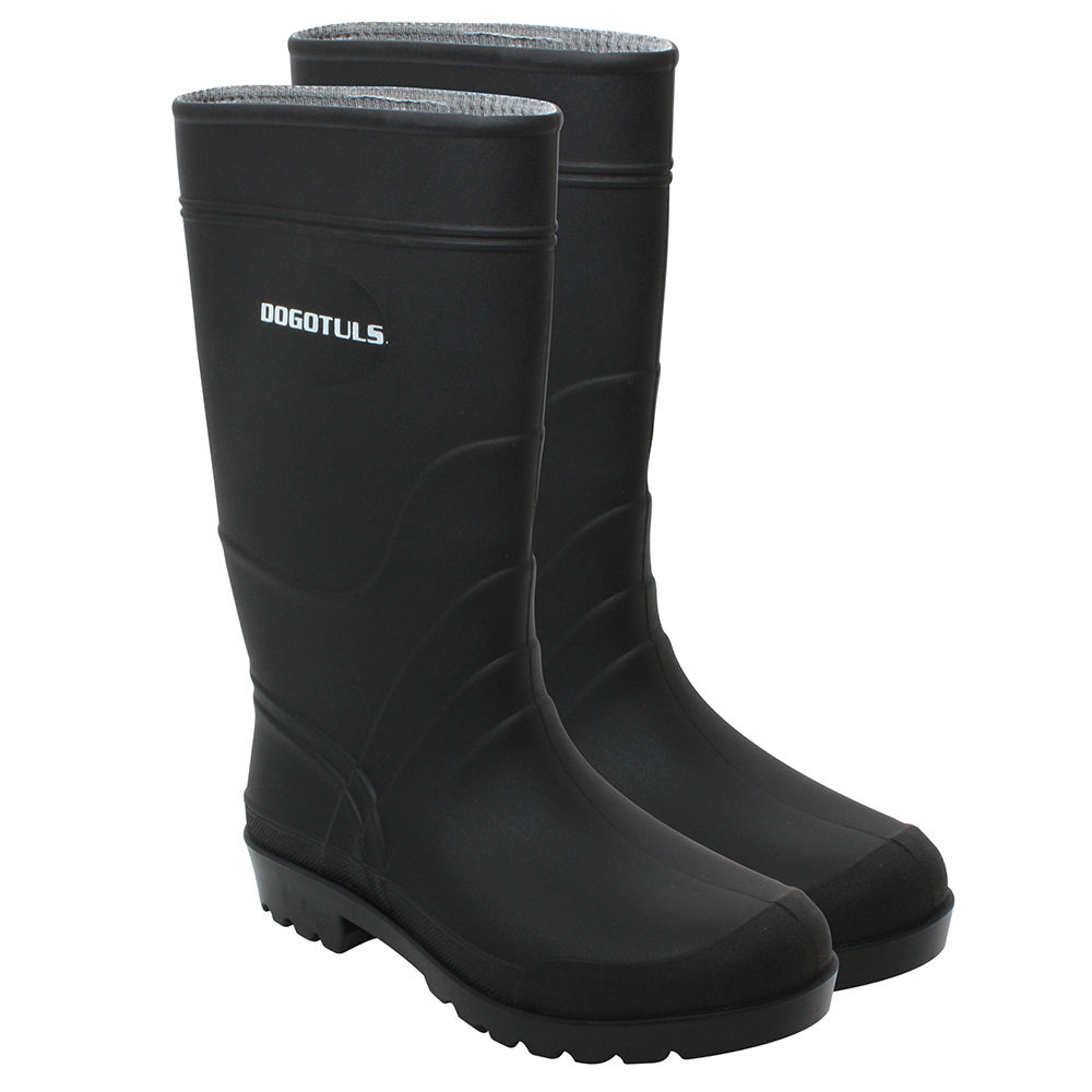 BOTA NEGRA JARDINERA PVC TALLA 9