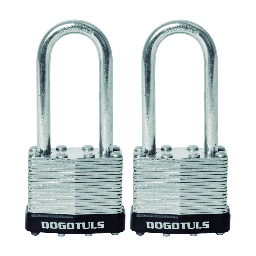 CANDADO JG 2PZ LAMINADO 40MM GANCH LARGO