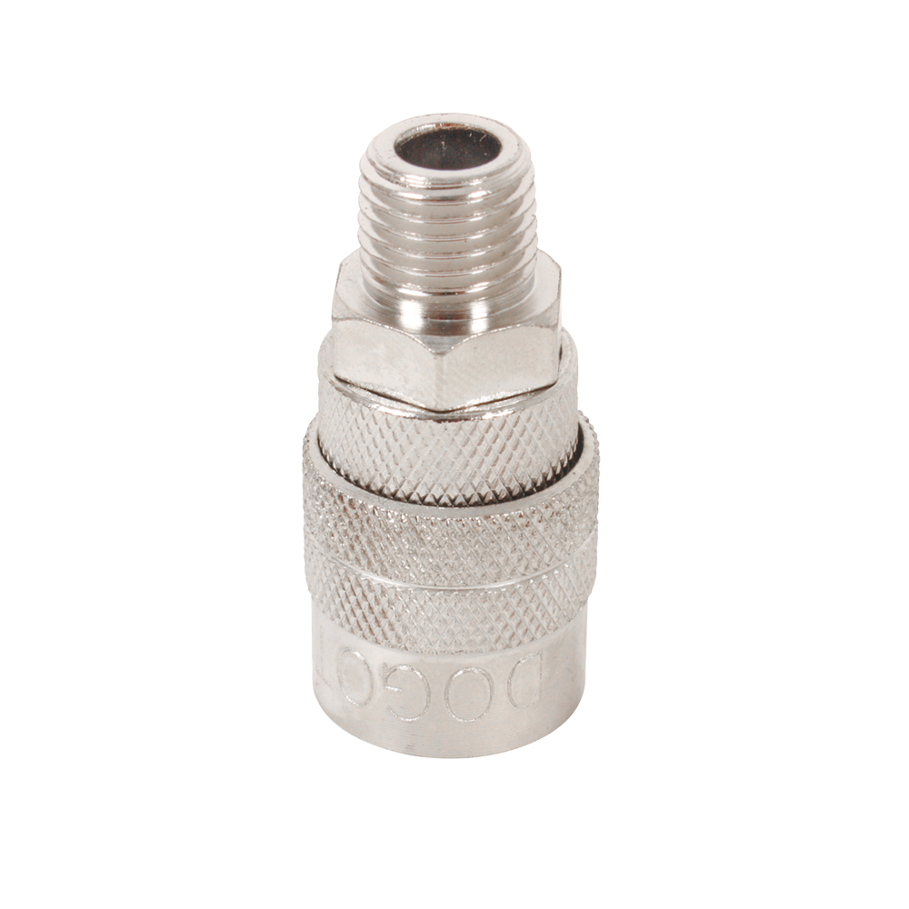 CONEXION RAPIDA MACHO ACERO 1/4" NPT