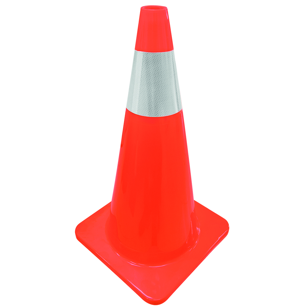 CONO PARA TRAFICO PVC 70CM UN REFLEJANTE