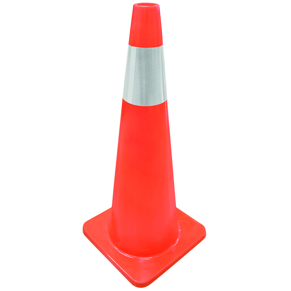 CONO PARA TRAFICO PVC 90CM UN REFLEJANTE