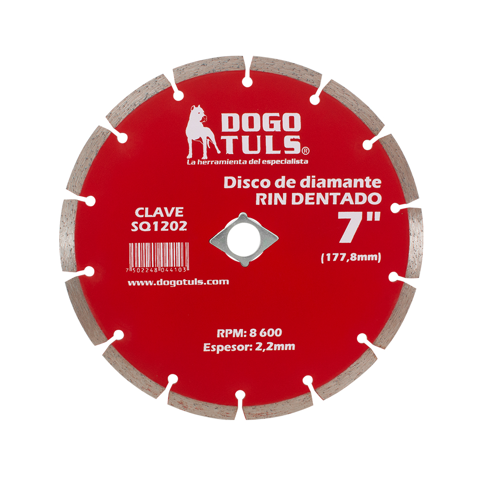 DISCO DE DIAMANTE RIN SEGMENTADO 7"