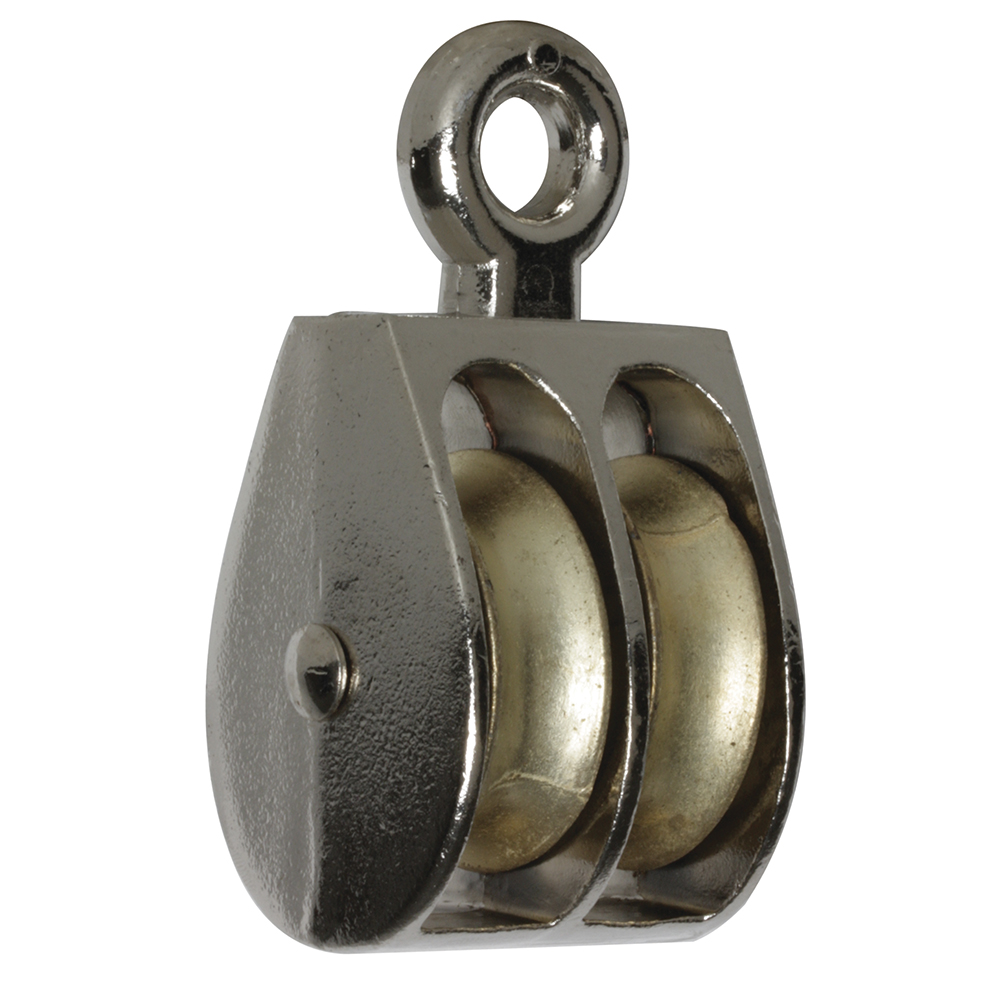 GARRUCHA FIJA 1.5"(38mm) DOBLE ZINC