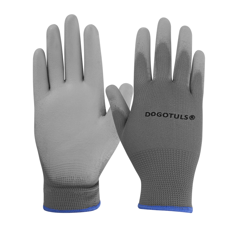 GUANTE NYLON PALMA POLIURETANO GRIS CH