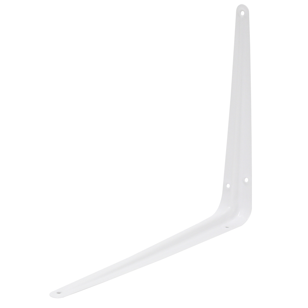 MENSULA DE ACERO BLANCA 5"X 6"