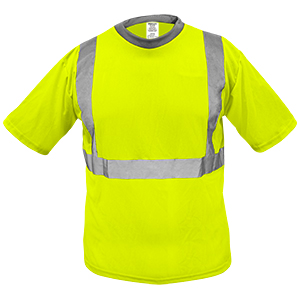 PLAYERA AMARILLA REFLEJANTE CORTA G