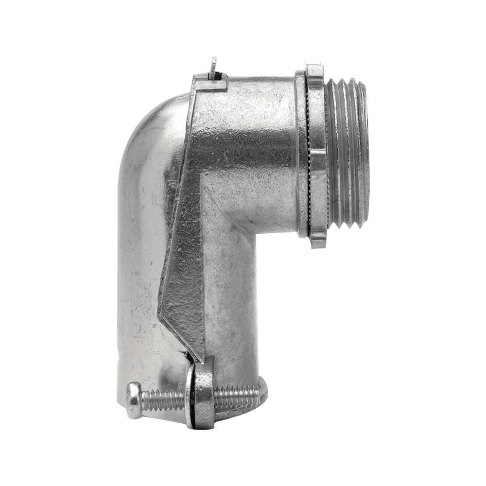 CONECTOR CURVO PARA TUBO FLEXIBLE  3/4”