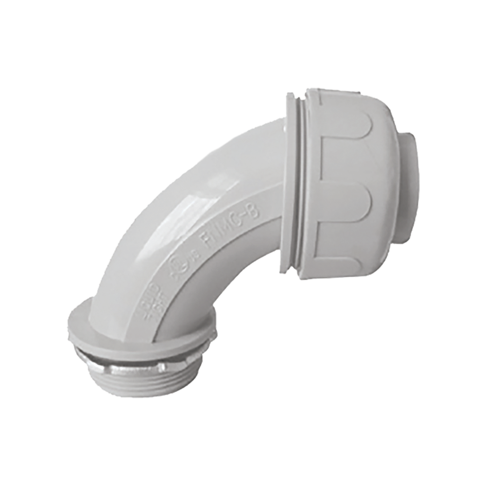 CONECTOR CURVO P/TUBO FLEXIBLE  NO METALICO 2"