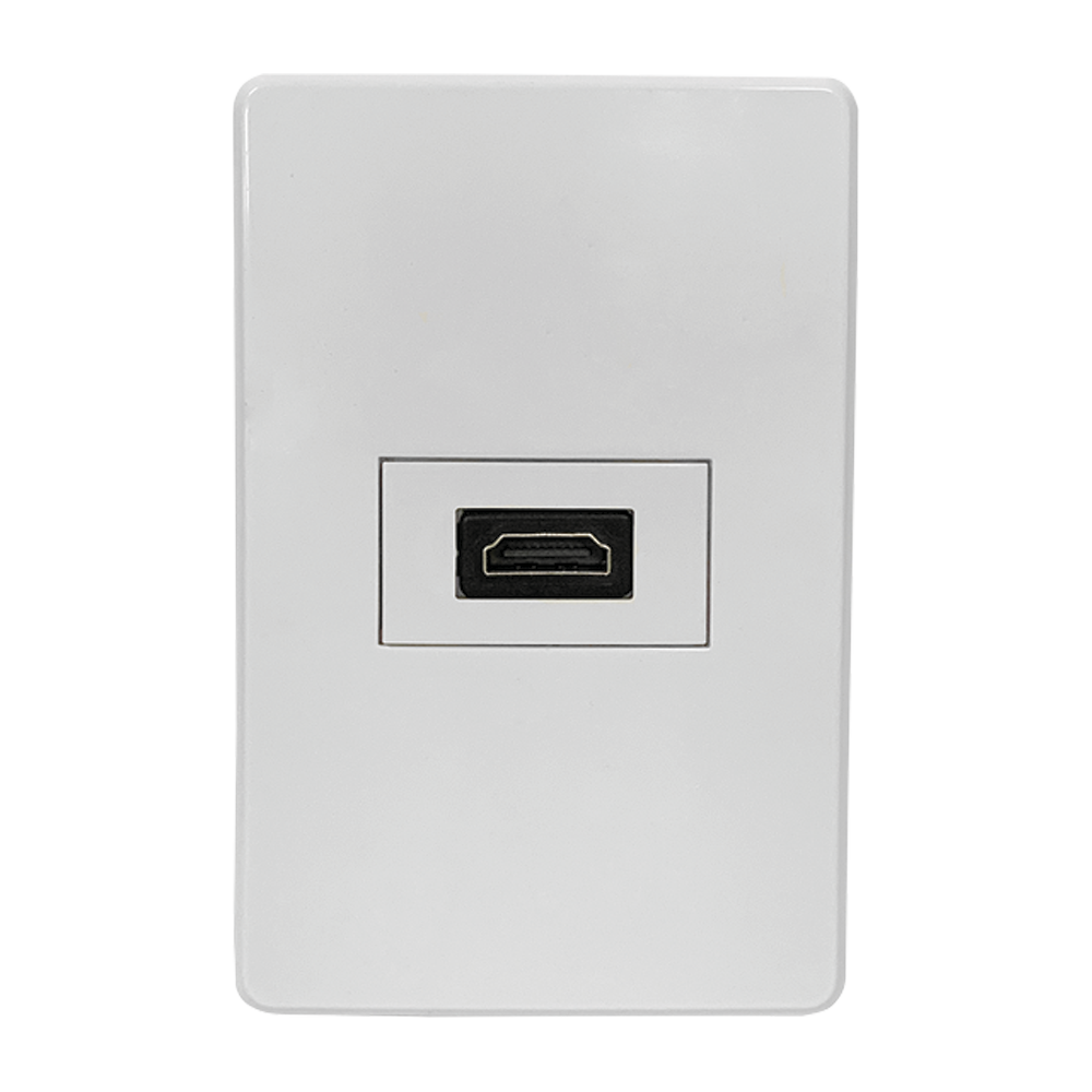 CONECTOR HDMI CON PLACA BLANCA