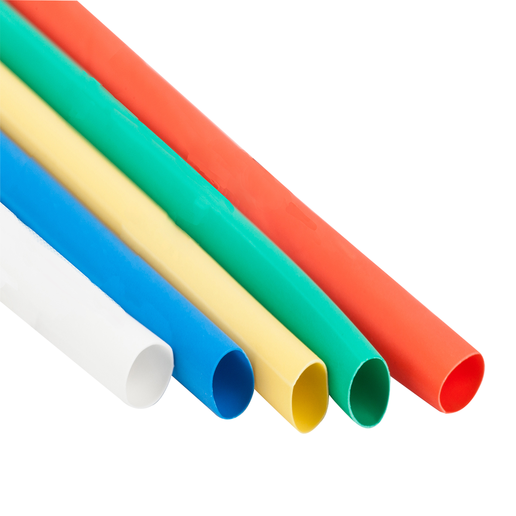 TUBO TERMOCONTRACTIL. 3/16" CINCO COLORES