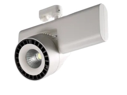 LUMINARIO CIRCULAR DE SOBREPONER EN RIEL LED CON REFLECTOR CONICO ESPECULAR BLANCO 35 W 110-240 V~ 60 Hz 4 200 K 3 219 lm