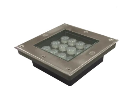 LUMINARIO CUADRADO DE EMPOTRAR ALUMINIO 12 W 120-277 V~ 60 Hz 3 000 K 1 200 lm