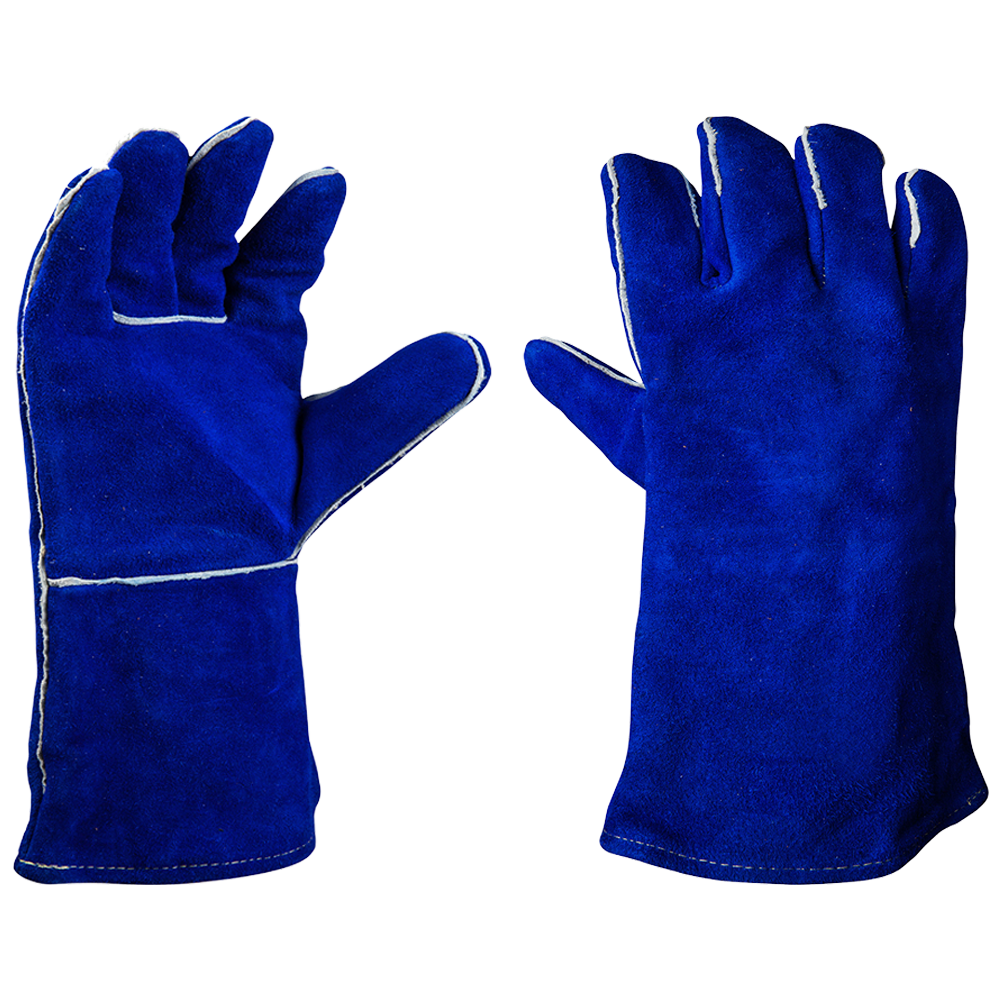 GUANTES DE SOLDADOR DE 14" GRIS