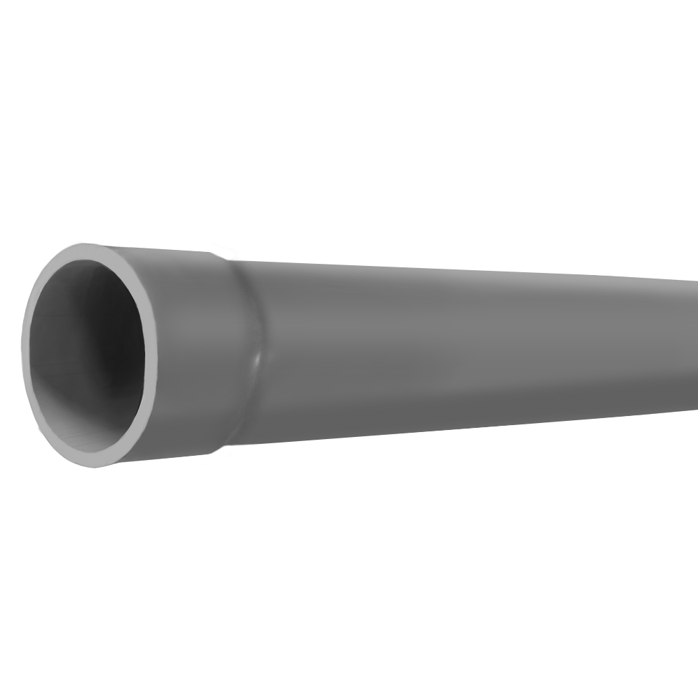 TUBERIA DE PVC CEDULA 40 25mm 1" GRIS