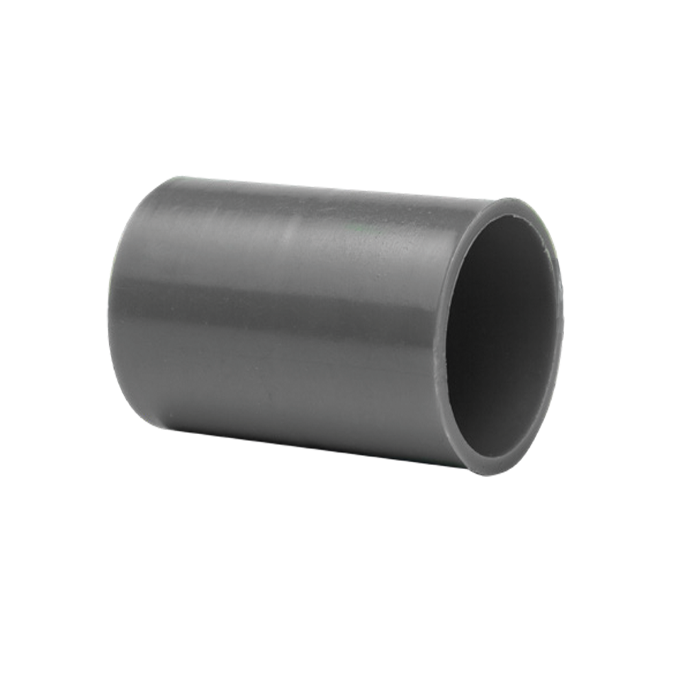 COPLE DE PVC CEDULA 40 19mm 3/4" GRIS