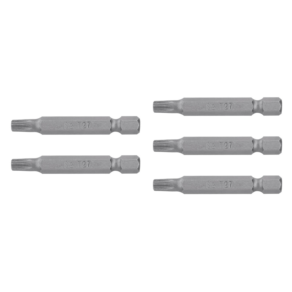 Estuche con 5 puntas torx T27 largo 2', Truper Expert