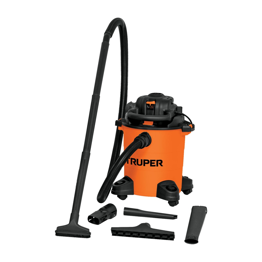 Aspiradora/sopladora de solidos y liquidos 5 gal, plastica