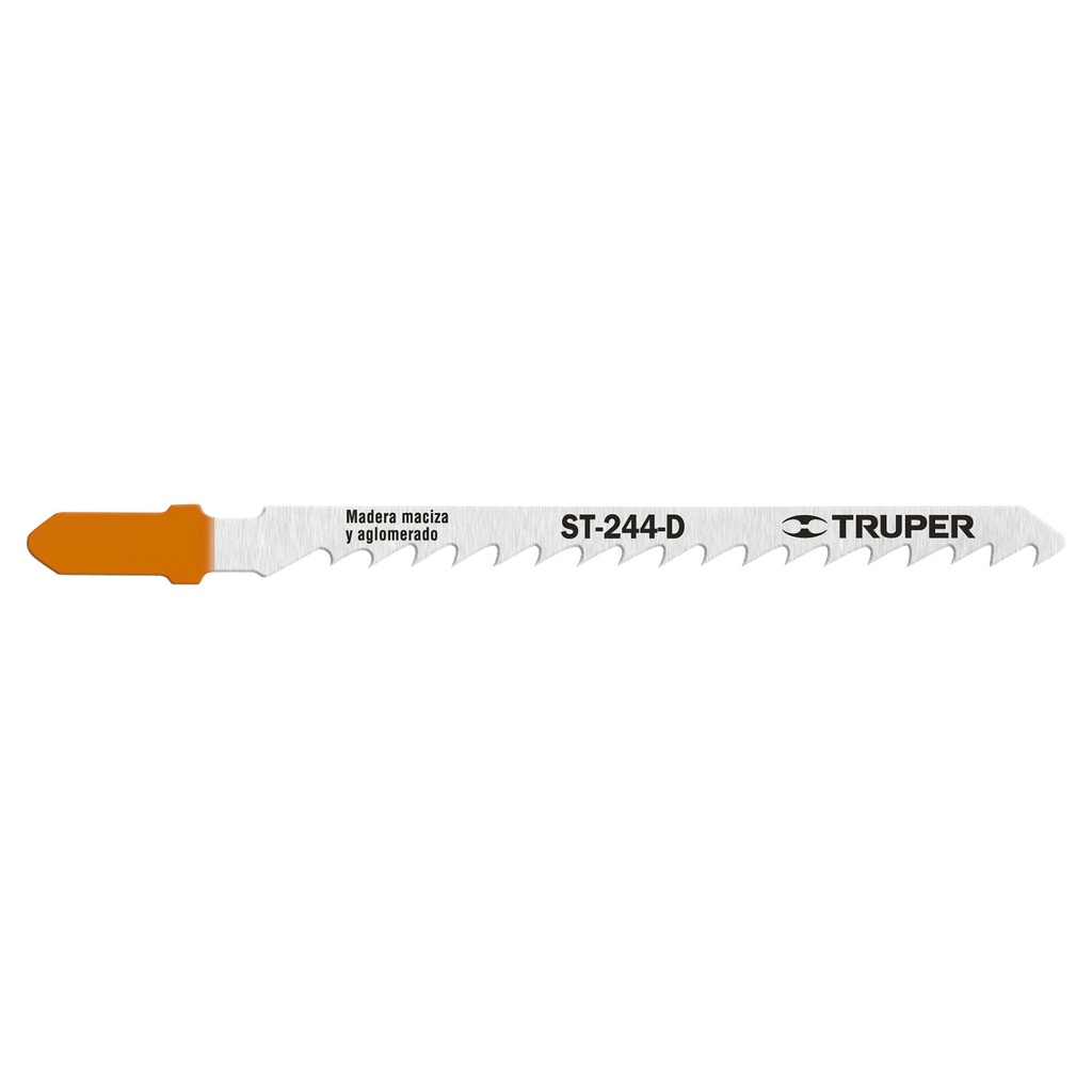Blister con 5 seguetas 6 DPP zanco 'T' corte curvo madera