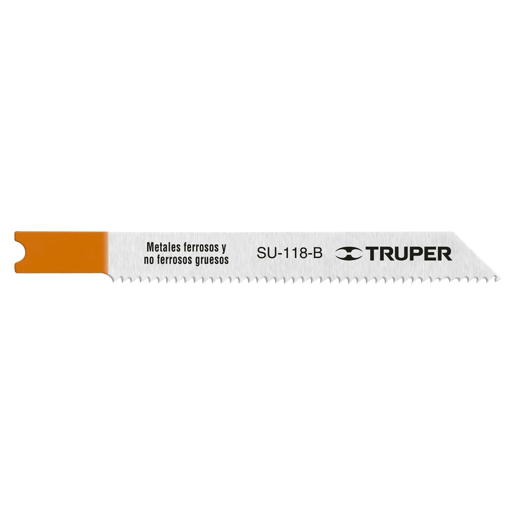 Blister con 5 seguetas 12 DPP zanco 'U' corte recto metal