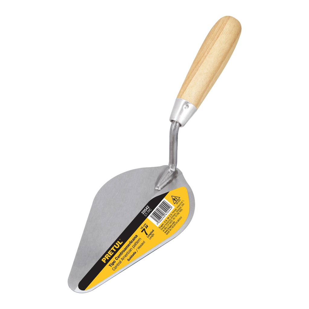 Cuchara para albañil 7' tipo centroamericana, Pretul