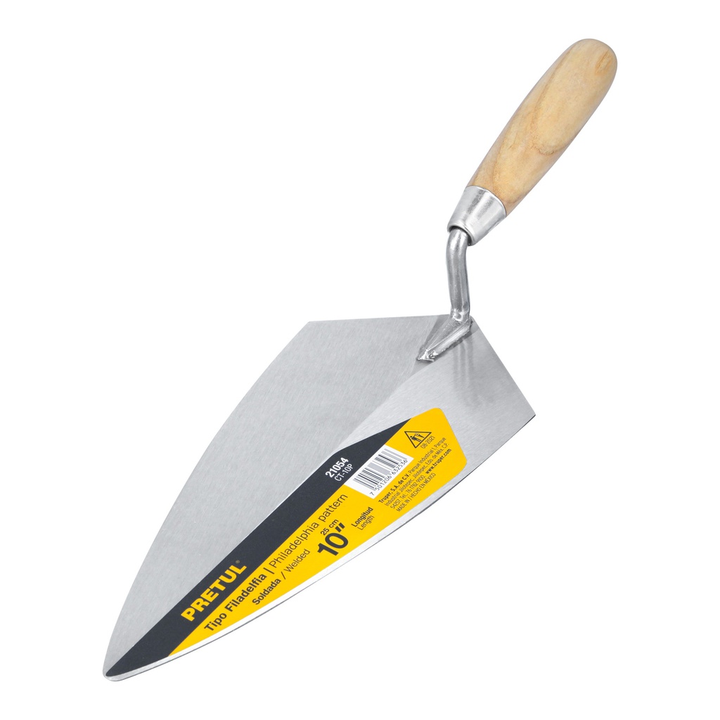 Cuchara para albañil 10' tipo Filadelfia, Pretul