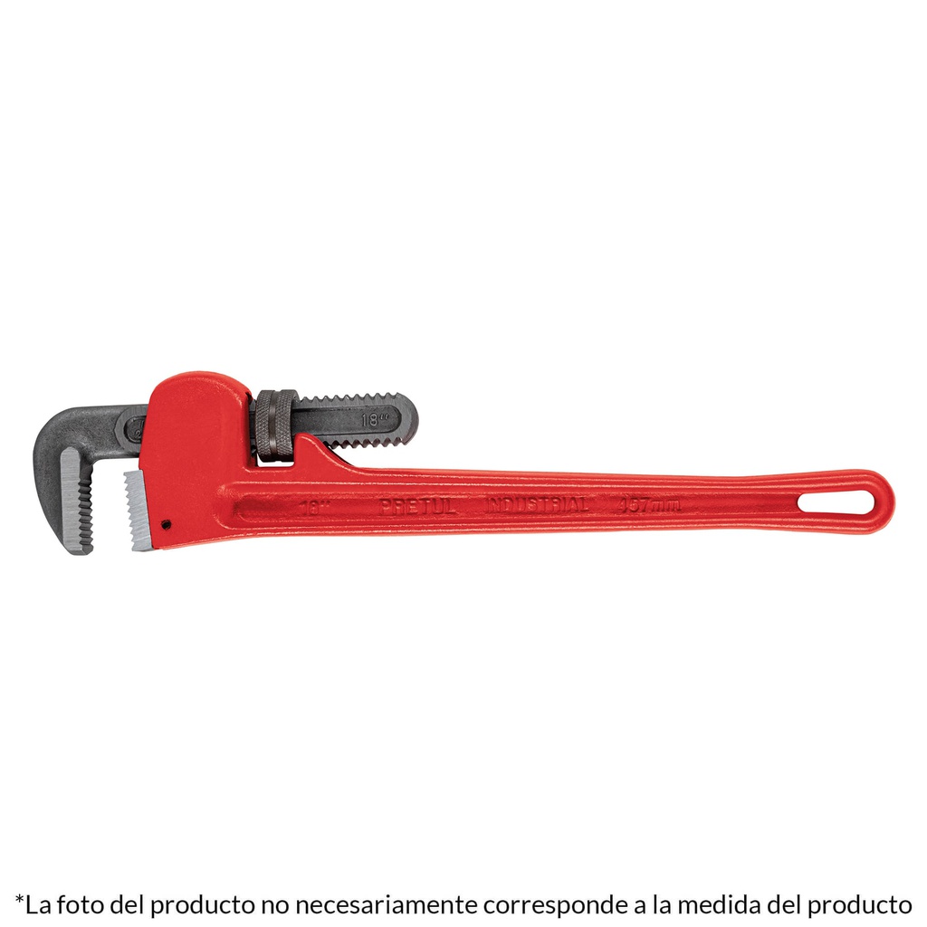 Llave stilson 8' cuerpo de hierro maleable, Pretul