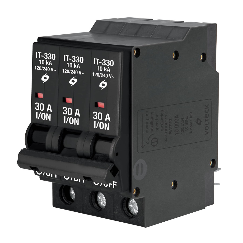 Interruptor termomagnetico 3 polos 30 A, Volteck