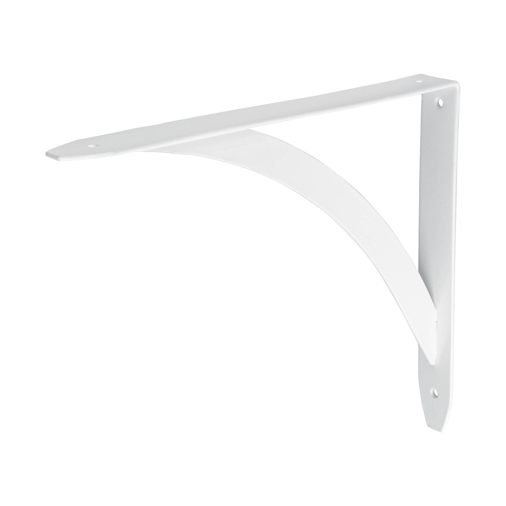 Mensula reforzada blanca 8 x 10' diseño barra, Fiero