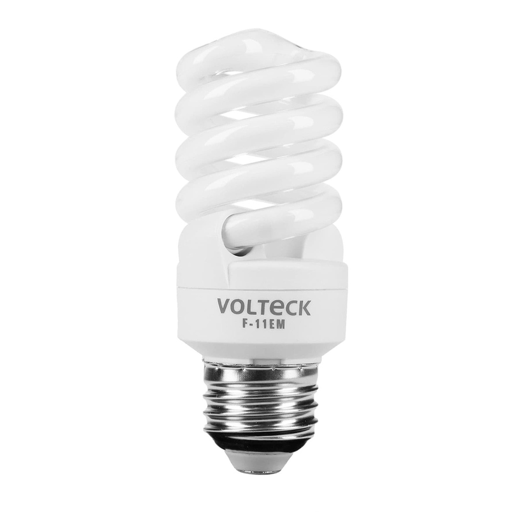 Lampara espiral mini T2 11 W luz de dia en blister, Volteck