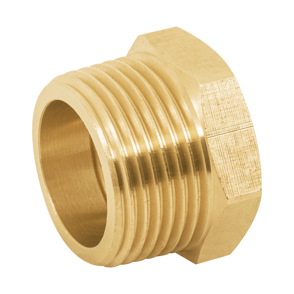 Reduccion bushing de laton, 1' x 3/4', Foset
