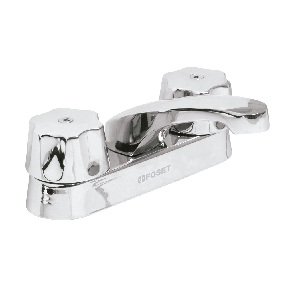 Mezcladora 4' para lavabo, nariz larga, cartucho ceramico