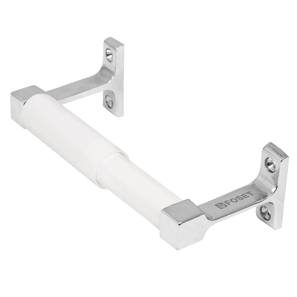 Portarrollo metalico con barra de ABS, Foset Basic