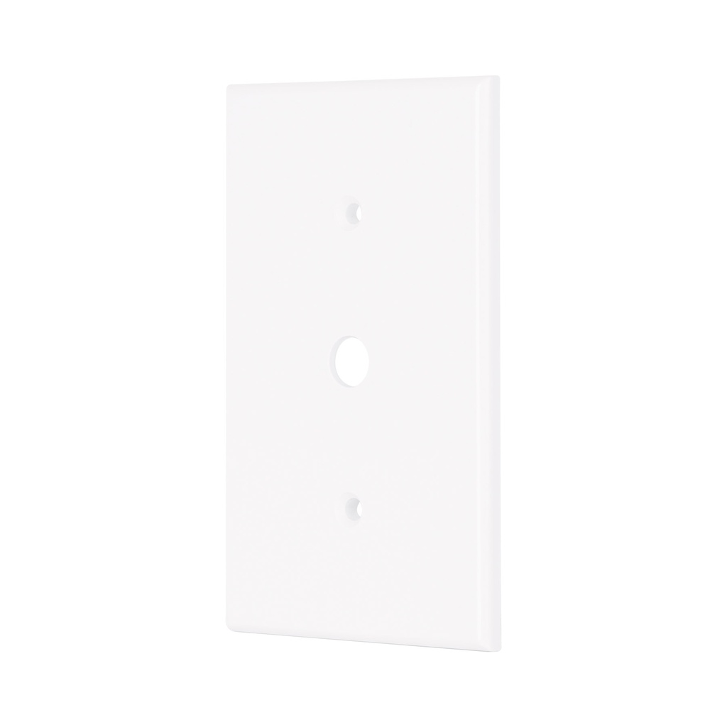 Placa de ABS para atenuador, Standard, blanco, Volteck