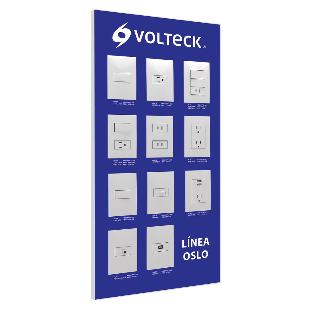 Exhibidor de linea Oslo, Volteck