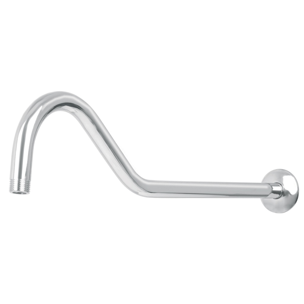 Brazo de 50 cm y chapeton tipo gancho para regadera, Aero