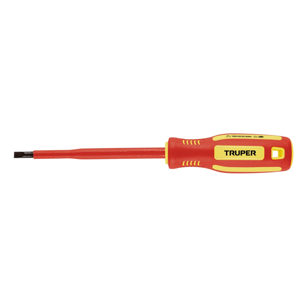 Desarmador dielectrico plano 7/32' x 5', Truper