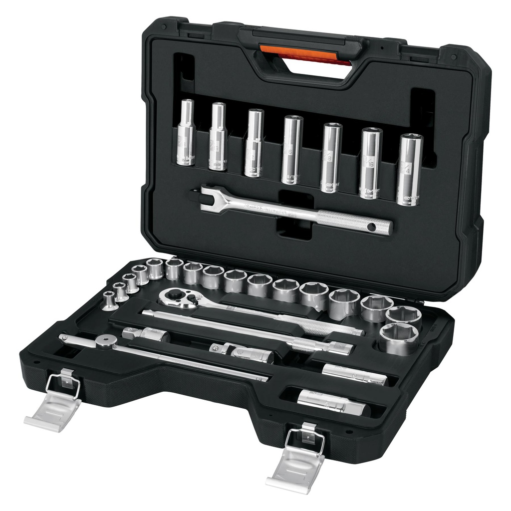 Juego de 31 herramientas cuadro 1/2' std para mecanico