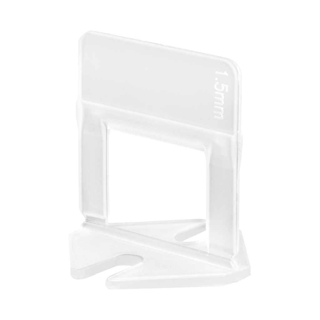 Bolsa con 100 anclas de 1.5 mm, para nivelacion de azulejos