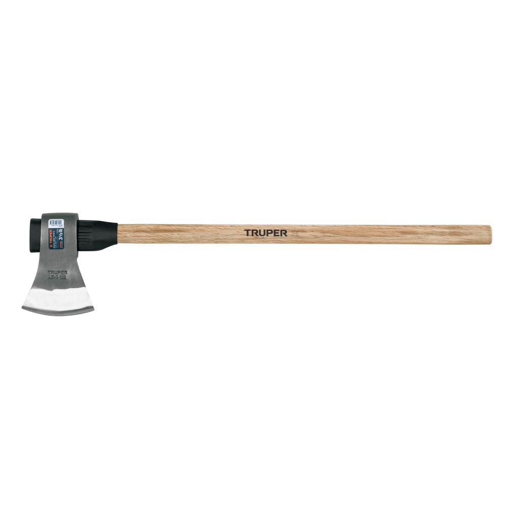 Hacha labor entera 3-1/2lb con mango de madera de 36',Truper