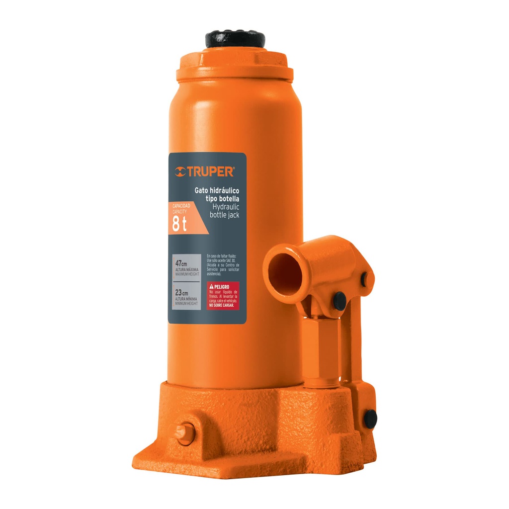 Gato hidraulico de botella de 8 Ton, Truper