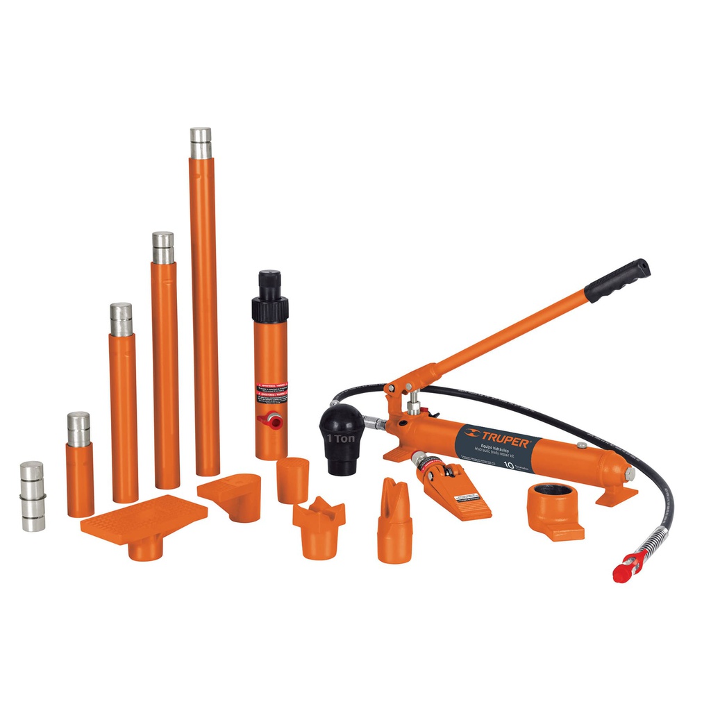 Porto power hidraulico de 10 ton, Truper